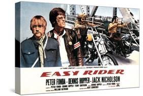 Easy Rider, Luke Askew (Far Left), Peter Fonda, Dennis Hopper, 1969-null-Stretched Canvas