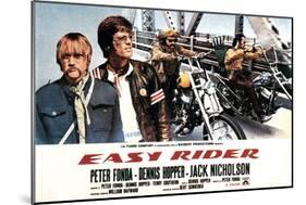 Easy Rider, Luke Askew (Far Left), Peter Fonda, Dennis Hopper, 1969-null-Mounted Art Print