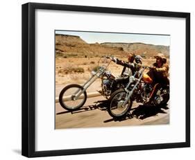 Easy Rider, Peter Fonda, Dennis Hopper, 1969-null-Framed Photo