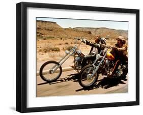 Easy Rider, Peter Fonda, Dennis Hopper, 1969-null-Framed Photo