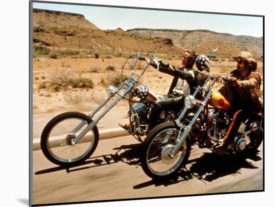 Easy Rider, Peter Fonda, Dennis Hopper, 1969-null-Mounted Photo