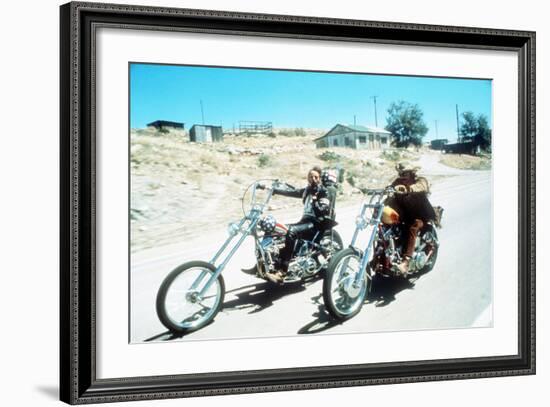 Easy Rider, Peter Fonda, Dennis Hopper, 1969-null-Framed Photo