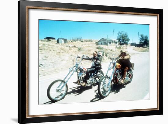 Easy Rider, Peter Fonda, Dennis Hopper, 1969-null-Framed Photo