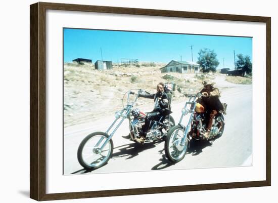 Easy Rider, Peter Fonda, Dennis Hopper, 1969-null-Framed Photo