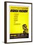 Easy Rider, Peter Fonda on 1972 Re-Release Poster, 1969-null-Framed Art Print