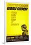 Easy Rider, Peter Fonda on 1972 Re-Release Poster, 1969-null-Framed Art Print
