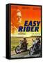 Easy Rider, Peter Fonda on German Poster Art, 1969-null-Framed Stretched Canvas