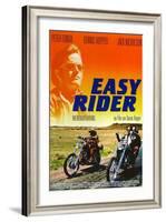 Easy Rider, Peter Fonda on German Poster Art, 1969-null-Framed Art Print