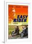 Easy Rider, Peter Fonda on German Poster Art, 1969-null-Framed Art Print