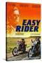 Easy Rider, Peter Fonda on German Poster Art, 1969-null-Stretched Canvas