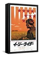 Easy Rider, Peter Fonda on Japanese Poster Art, 1969-null-Framed Stretched Canvas