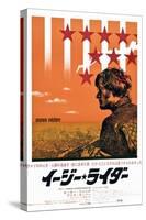 Easy Rider, Peter Fonda on Japanese Poster Art, 1969-null-Stretched Canvas