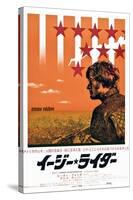 Easy Rider, Peter Fonda on Japanese Poster Art, 1969-null-Stretched Canvas