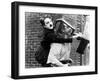 Easy Street, Charles Chaplin, Eric Campbell, 1917-null-Framed Photo