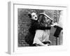 Easy Street, Charles Chaplin, Eric Campbell, 1917-null-Framed Photo