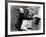 Easy Street, Charles Chaplin, Eric Campbell, 1917-null-Framed Photo