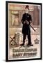 Easy Street, Charlie Chaplin, 1917-null-Framed Art Print