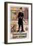 Easy Street, Charlie Chaplin, 1917-null-Framed Art Print