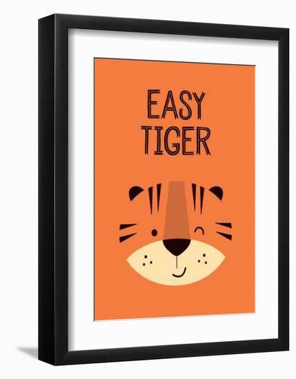 Easy Tiger - Wink Designs Contemporary Print-Michelle Lancaster-Framed Art Print