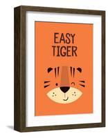 Easy Tiger - Wink Designs Contemporary Print-Michelle Lancaster-Framed Art Print