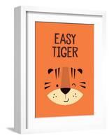 Easy Tiger - Wink Designs Contemporary Print-Michelle Lancaster-Framed Art Print