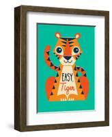 Easy Tiger-Michael Buxton-Framed Art Print