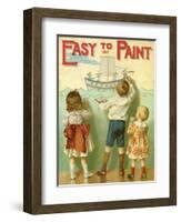 Easy to Paint, 1914-E.P. Dutton-Framed Giclee Print