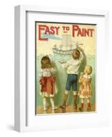 Easy to Paint, 1914-E.P. Dutton-Framed Giclee Print