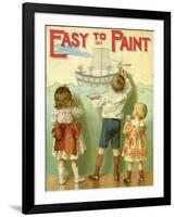 Easy to Paint, 1914-E.P. Dutton-Framed Giclee Print