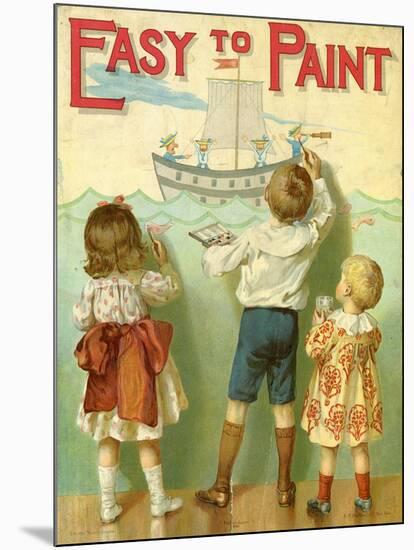 Easy to Paint, 1914-E.P. Dutton-Mounted Giclee Print