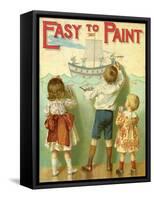 Easy to Paint, 1914-E.P. Dutton-Framed Stretched Canvas