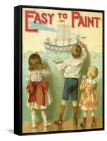 Easy to Paint, 1914-E.P. Dutton-Framed Stretched Canvas