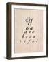 Easy to See-Morgan Yamada-Framed Art Print