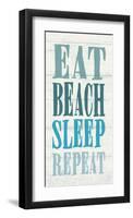 Eat, Beach, Sleep, Repeat-Sparx Studio-Framed Giclee Print