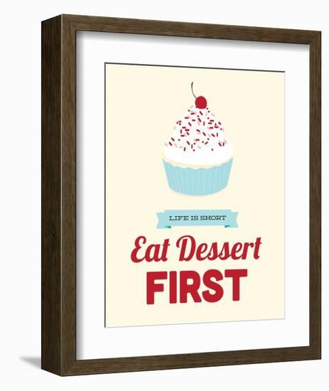 Eat Dessert First-Genesis Duncan-Framed Art Print