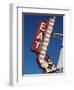 Eat Diner Sign along West 6th Avenue, San Jacinto District, Amarillo, Texas-Walter Bibikow-Framed Photographic Print