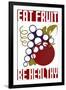 Eat Fruit Be Healthy-Vintage Apple Collection-Framed Giclee Print