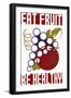 Eat Fruit Be Healthy-Vintage Apple Collection-Framed Giclee Print