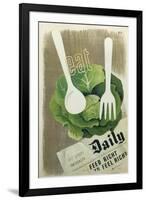 Eat Greens-null-Framed Giclee Print