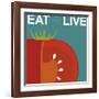 Eat Live-Yuko Lau-Framed Giclee Print