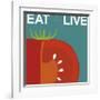 Eat Live-Yuko Lau-Framed Giclee Print