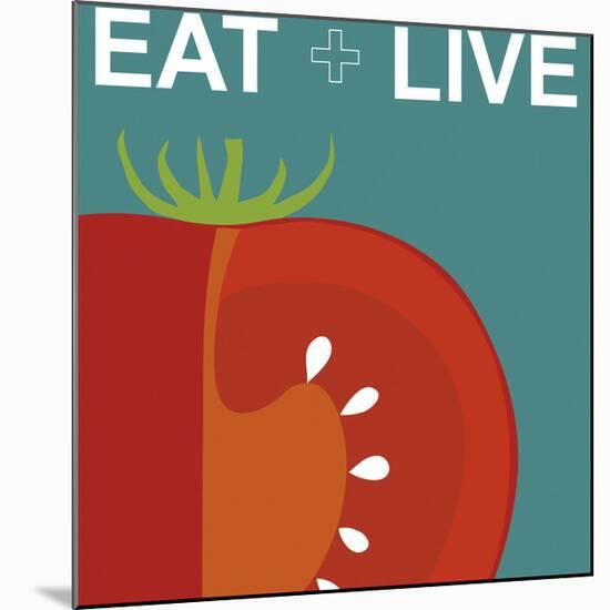 Eat Live-Yuko Lau-Mounted Giclee Print