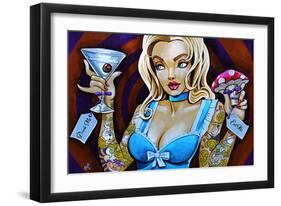 Eat Me Drink Me-Mike Bell-Framed Art Print