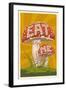 Eat Me Mushroom-Lantern Press-Framed Art Print