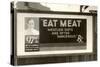 Eat Meat Billboard-null-Stretched Canvas