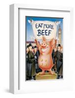 Eat More Beef-Renate Holzner-Framed Art Print