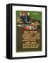 Eat More Corn, Oats and Rye Poster-L^n^ Britton-Framed Stretched Canvas