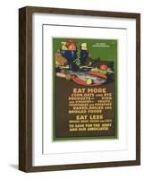 Eat More Corn, Oats and Rye Poster-L^n^ Britton-Framed Giclee Print