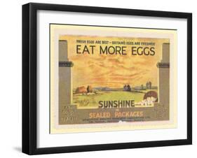 Eat More Eggs-null-Framed Giclee Print