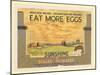 Eat More Eggs-null-Mounted Giclee Print